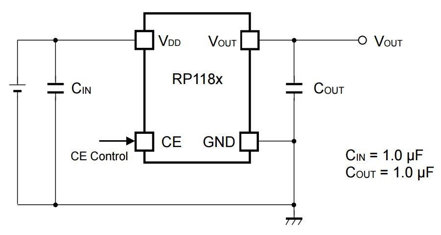 Nisshinbo RP118x超低静态电流LDO稳压器